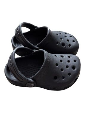 Crocs Kids Classic Clog Black Size C6 Toddler Slip On Shoes Sandals